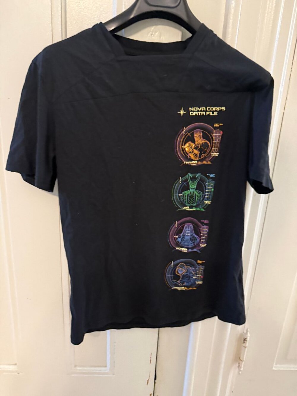 Disney Parks Marvel Guardians Galaxy Cosmic Rewind Nova Corp Rewind T-Shirt S